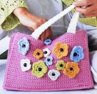 Летняя вязаная сумка