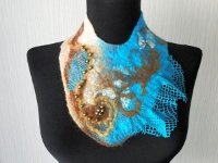 Валяние украшений из шерсти