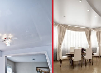 Преимущества натяжных потолков перед гипсокартонными Преимущества натяжных потолков перед гипсокартонными