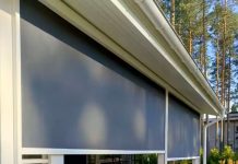 Уличные рулонные шторы: Как защитить пространство от ветра и создать идеальный уличный уют